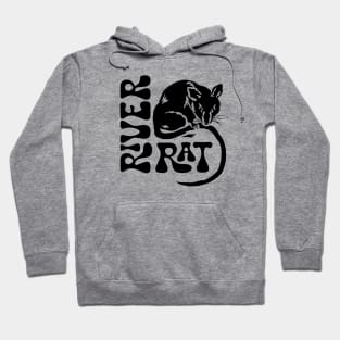 River Rat - Black Rat Hoodie